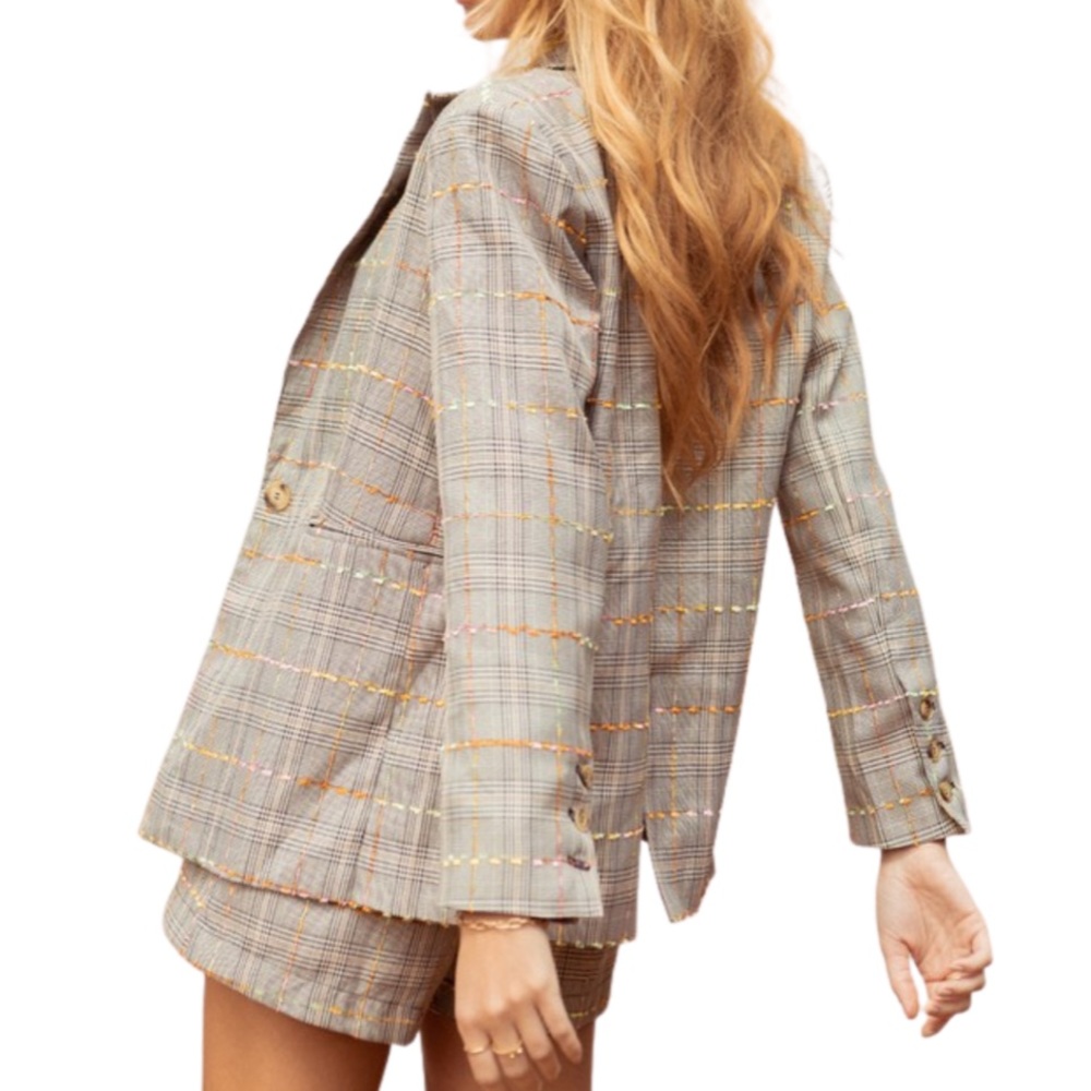FANCO Plaid Blazer NWT!